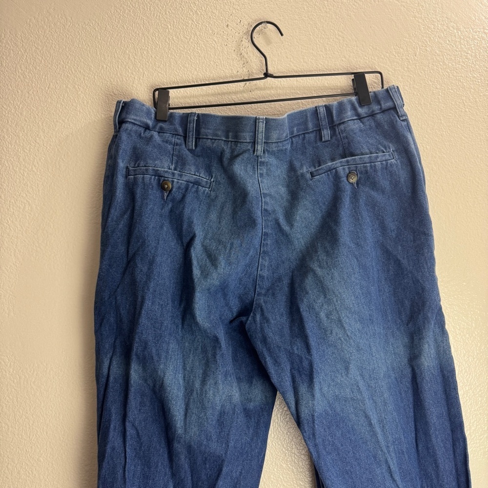 Haggar Denim Vintage Slack Pants Size 38x29 - Picture 4 of 9